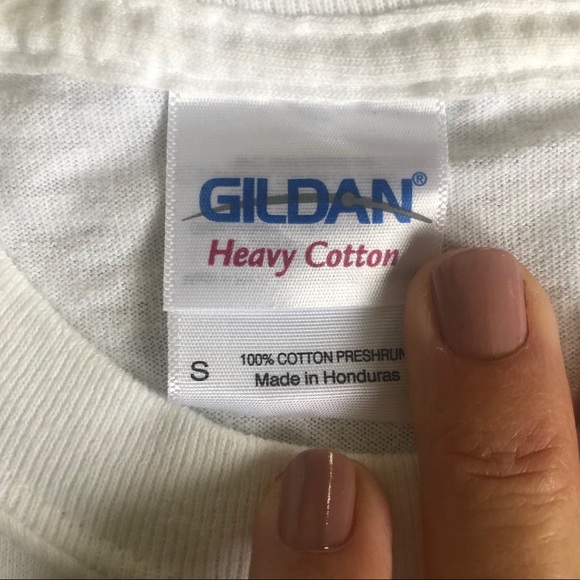 Gildan white long sleeve skunk soccer tourney T - Picture 7 of 7